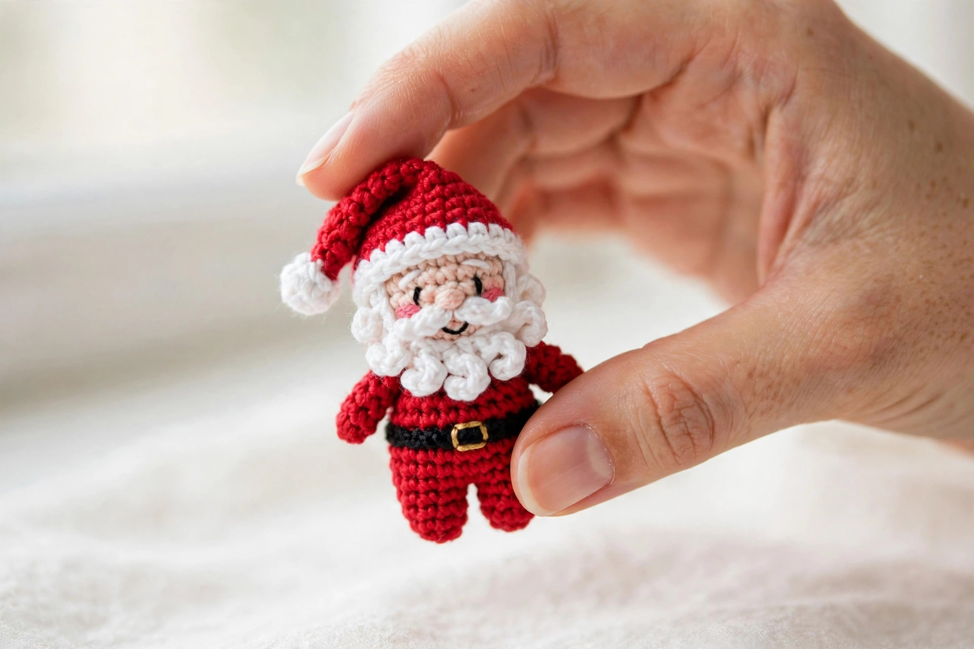 Mini No-Sew Christmas Santa - Crochet Pattern (PDF) - Image 2